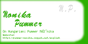 monika pummer business card